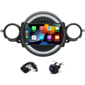 9" IPS Touchscreen Car Stereo Radio, Android Car Navigation Stereo Dash Kit Multimedia Player Navigation Unit fit for Mini Cooper R56 2007 2008 2009 2010 2011 2012 2013 2014