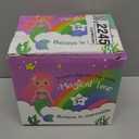 18 Inch Doll Suitcase Travel Luggage Play Set, Mermaid Theme Travel Carrier Storage Accessories for 18inch Doll, Include Case, Clothes, Hat, Sunglasses, Camera, Pillow, Toy Pet