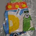 Number Birthday Party Decoration,Block Party Photo Background 5 x 3 FT and 18 Pcs Balloon,Merch Party Backdrop Supplies