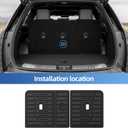 SMABEE 3rd Row Backrest Mats Compatible with Hyundai Palisade 2026 7-Seate All-Weather TPE Trunk Liner Accessories