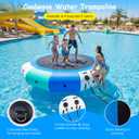 COOLWAVE Inflatable Water Trampoline 15FT Blue