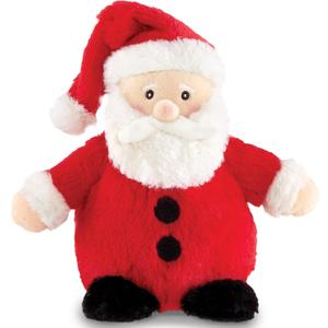 Bearington Nick Santa Claus Christmas Stuffed Animals - 6" Soft Christmas Stuffies for Kids with Red and White Hat, Soft Fur, and Weighted Bottom - Poseable Holiday Plush Toy - Gift for Teens and Kids