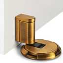 Windproof Door Stopper, Indoor Heavy Duty Floor Door Stoppers for Bottom of Door, Mechanical No Drilling Door Stopper with Screws and Adhesive, 1 Pack, Matte Brown Bronze