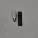 MXhme A19 LED Light Bulbs with Remote Control, 800LM 9W, 60W Equivalent LED Bulbs, Stepless Dimmable 3000K-6000K, E26 Base, CRI 80+, 2.4GHz, 25000+ Hours Lifespan, Light Bulb for Home Decor, 1Bulb&1Remote