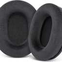 Replacement for Sony MDR 7506 Earpad Cushions, Noise Isolation Over Ear Headphone Pads for Sony MDR-7506 V6 V7 CD900ST, Soft Velour and Memory Foam (Black)