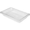 Rubbermaid 3307 2 gallon Capacity, 18" Length x 12" Width x 3-1/2" Depth, Clear Color, Polycarbonate Food and Tote Box