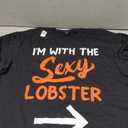 Lazy Halloween Costume For Couple I'm With The Sexy Lobster T-Shirt L