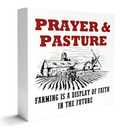 Farm Gifts for Women Men, Farmer Farming Gifts for Women Men Dad, Christmas Birthday Gifts for Grandpa Dad Farmers, Farming Home Office Decor, Christian Farm Farmer Decorations for Home, In The Future