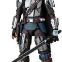MAFEX No. 256 THE MANDALORIAN CHROME Ver. Total Height: Approx. 6.3 inches (160 mm), Painted Action Figure