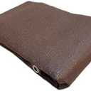 Heavy Duty Mesh Tarp Net Sail Sun Shade 6'x20' (Brown)