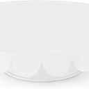 Twine White Stainless Steel Cake Stand, Set of 1, Cupcake Stand, Home Decor, Food Service, Dessert Accessory, 11-Inch Diameter, White (White Metal)