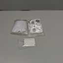 Yinkin 72 Pcs Employee Appreciation Gifts Bulk Staff Thank You Gifts Organza Bags with Cards for Coworkers Graduation Favors (White)