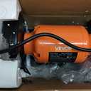 VEVOR Bench Grinder, 6-in Single Speed, 3450RPM High-Speed Table Grinders with 450W 3.8A 3/5Hp Induction Motor, 36/60-Grit Grinding Wheel & Adjustable Eye Shield for Fast Sharpening Grinding