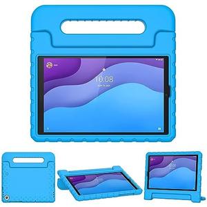 CCambro Kids Case for Lenovo Tab M10 HD 2nd Gen 10.1 Inch 2020 Released(TB-X306X/TB-X306F), Kid-Friendly Shockproof Lightweight EVA Handle Stand Cover for Lenovo Tab M10 HD 2nd Gen 10.1", Blue
