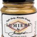 Jacquard Lumiere 2.25oz Fabric Paint True Gold - Metallic Paint for Fabric, Leather, Canvas, Paper and Wood - Light-bodied Metallic Acrylic Paint - Lightfast & Vibrant Metallic Acrylic Paints