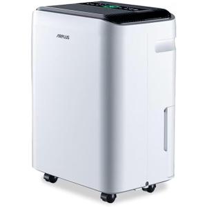 AIRPLUS 70 Pints Dehumidifiers for Home, 4500 Sq. Ft Dehumidifier for Basement with Drain Hose, Continuous Drainage, Intelligent Humidistat, Dehumidifier for bathroom, bedroom, Large Room