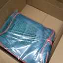 Eastsport Mesh Backpack, College Bookbag, Lightweight See Through for Travel, Swim, Gym, 17.5 Inches, Aqua Haze Sweet Coral