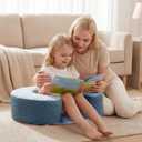 MABOZOO Children Activity Seat Cushion, Soft Foam Floor Seat for Play, Reading and Sensory Development, Plush Cushioned Play Seat for Kids, 24 X 17.7 X 5.9 Inches