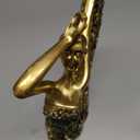 XINDAM Elegant Peacock Art Figurine Dancer Statue Decorative Home & Office Figurines Home Office Display Craft Living Room Decor Ornaments for Tabletop