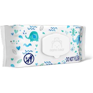 Amazon Brand - Mama Bear 99% Water Baby Wipes, Hypoallergenic,formulated without Fragrance, 72 Count Pack of 6