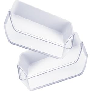 AMI PARTS DA97-12650A(RIGHT) & DA97-12657A(LEFT) Refrigerator Door Shelf | Fit for Refrigerator Parts RF260BEAESR RF261BEAESR RF261BEAESP RF260BEAEWW with 2 Egg Trays