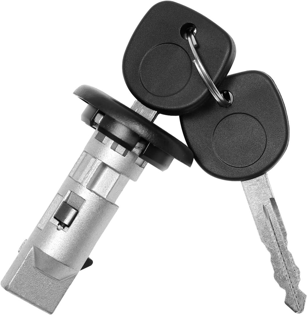 Ignition Lock Cylinder Switch with Keys, Compatible with 1999-2007 Chevy Silverado Avalanche Tahoe Suburban GMC Sierra Yukon Buick Hummer Bravada Pontiac Vehicles, Replace#: US-312L