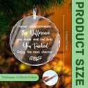 Retirement Gift for Women 2025, Retired Ornament Gifts for Woman, Man, Glass Christmas Ornaments Keepsake