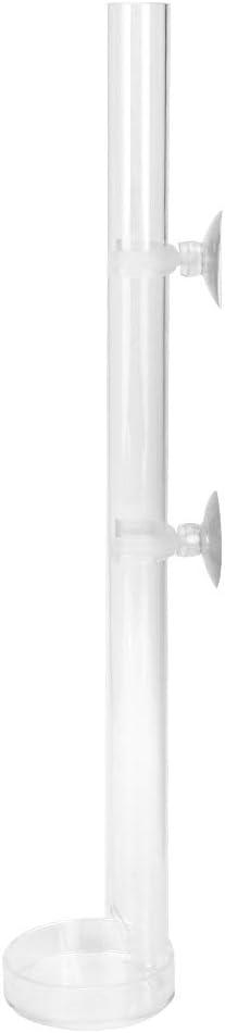 Estink Aquarium Feeding Tube, Acrylic Transparent Fish Feeder for Crystal Shrimp, Tropical Fish (Tube Length 40 cm)