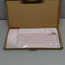 Rechargeable Bluetooth Keyboard and Mouse Combo for iPad, Ultra-Slim Portable Wireless Mouse Keyboard for iPad Pro Air Mini iPhone Samsung Tablet Cell Phone Android, iPadOS/iOS 13 and Above (Pink)