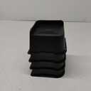 Bed Risers Heavy Duty, Oversized Furniture Risers, Support Up to 6000 Lbs, Lift 3 inch for Couch, Sofa, Table,Chair (Black 4 Pack, 3 inch)