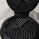 Mueller Heart 5 Waffle Maker, Waffle Iron, Adjustable Browning Control & Nonstick, Cool Touch Handle, Easy to Clean, Small Kitchen Appliances