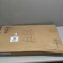 TV Tray Table, Folding Table with Cup Holder Portable, Foldable Snack Tray for Eating, Small Folding Tables Set of 2,Dinner Tables for Couch, Living Room, Small Space (White Marble,2Pcs)