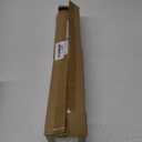 2 Pack Black Curtain Rods for windows 32 to 48 inch, 5/8 inch Splicing Heavy Duty Metal Curtain Rod Set with Brackets