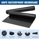1P 50FT Under Deck Drainage System,Under Deck Rain Shield Fits 12" & 16"
