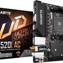 Gigabyte A520I AC (AMD Ryzen AM4/Mini-ITX/Direct 6 Phases Digital PWM with 55A DrMOS/Gaming GbE LAN/Intel WiFi+Bluetooth/NVMe PCIe 3.0 x4 M.2/3 Display Interfaces/Q-Flash Plus/Motherboard)