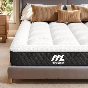 MINLOVE 5 Inch Twin Mattress, Memory Foam Twin Size Mattress for Kids, Medium Firm Matress in a Box for Back Pain and Pressure Relief