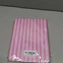 TopPerfekt Case for iPad 11th (A16) 11-inch 2025/10th Generation 10.9-inch 2022, Stripes [Auto Wake/Sleep] with Pencil Holder, Clear Transparent Back Shell Slim Stand Shockproof Tablet Cover- Pink