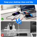 6 in 1 Multiple Charging Cable, 2Pack 6Ft Multi Chargers Cord for All Devices Braided USB A/C to Lightning/Type C/Micro USB Ports Universal Charger Cable for iPhone Series/Samsung/Tablets/PS and More