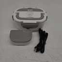 FORABEST Heated Lunch Box, 80W Electric Lunch Box for Adults, Portable Food Warmer with 1.5L Stainless Steel Container, Utensils & Carry Bag, On/Off Switch, 12V/24V Car/Truck & 110/120V Home/Office