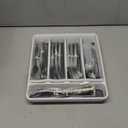 60-Piece Black Silverware Set with Organizer, AIVIKI Stainless Steel Flatware for 12, Cutlery Utensil Set for Home Restaurant, Tableware Includes Knife Fork Spoon Set, Mirror Polished