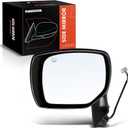 A-Premium Driver Side Power Door Mirror Compatible with Subaru | for Forester 2013-2018 - Heated Manual Folding Black Outside Rear View Mirror - Replace# 91036SG322, 91036SG323