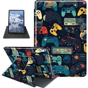 Case for iPad 10th Generation Case 2022 iPad 10.9 inch/iPad (A16) 11th Generation 11 Inch (2025) Gaming Controllersca Theme 360 Degree Rotating Stand Protective Cover with Auto Sleep/Wake