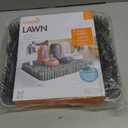 Boon Lawn Countertop Baby Bottle Drying Rack with Antimicrobial Tray - Baby Bottle Dryer and Organizer -Feeding Supplies - Gray - 13.5 x 11 x 2.5