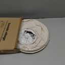 Bell Lamp Shades Set of 2, 6"Top x 13"Bottom x 10"High, Beige Shade Replacement for Table Lamps, Floor Lamps, Fabric Natural Linen Hand Crafted(Spider Fitter), Harp Holders Included, Assembly Required