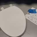 KOHLER 20110-0 Brevia, Slow Close Toilet Seat, Elongated Toilet Seat, Grip-Tight Bumpers Quick-Attach Hardware, White