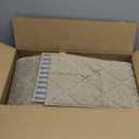 COSY HOMEER Edging Stair Treads Non-Slip Carpet Mat 28inX9in Indoor Stair Runners for Wooden Steps, Edging Stair Rugs for Kids and Dogs, 100% Polyester TPE Backing (15pc, Beige)