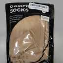 Compression Stockings for Women & Men, 15-20mmHg Thigh High Compression Socks,Closed Toe Medical Compression Socks with Silicone Dot Band-Best Support for Running Nursing Sports Varicose Veins