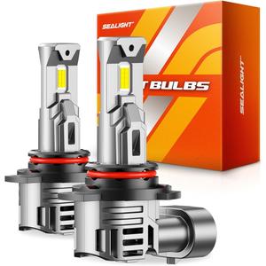 SEALIGHT S1-Pro 9012 Fog & Light Bulbs, 30000LM 6500K White 9012 Lights, 1600FT Beam, IP67 Waterproof with Fan, 2-Pack for ATV/SUV