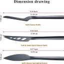 2 x Kyraton Black Cheese Knife Set of 3, Ergonomic Design Titanium Black Plated Cheese Slicer, Butter Knife Spreader, Cheese Cutter, Cheese Knives for All Type of Cheese