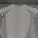 ZDC Kids Girls Athletic T Shirts Color Block Crewneck Gym Yoga Tees Casual Cute Basic Tees 5-14 Years White, Size 130
